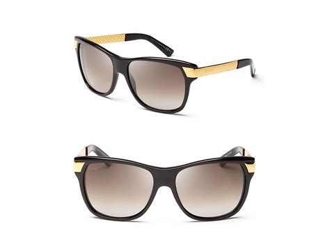 black and gold gucci sunglasses|gucci authentic sunglasses.